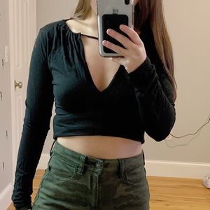 Long Sleeve Black Tee